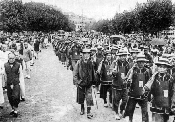 经典老照片,大清帝国最后的精锐王牌之师武卫军,最后一张好心酸