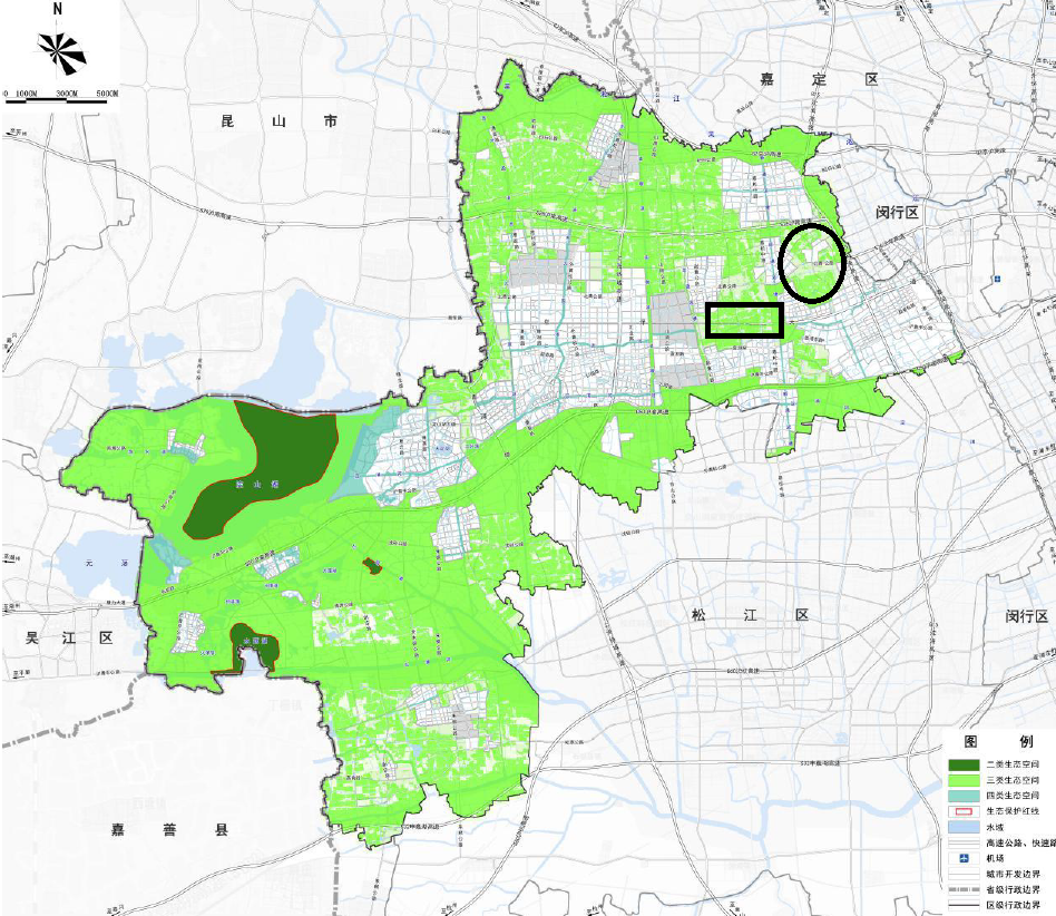 上海青浦区总体规划中两块生态用地若转为建设用地,潜力将爆发