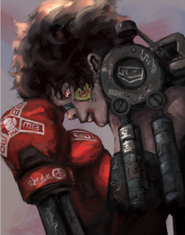 昏暗的拳擊場,男人間的浪漫,megalobox!