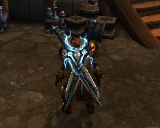 魔兽世界炫酷的风剑外观,这个道具和职业是独家拥有的!