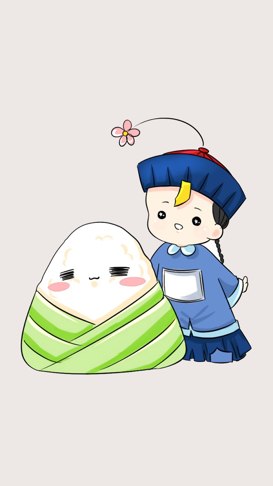 僵小鱼把可爱的粽子吃了,脸上还有粽粒 转载自百家号作者:有趣表情包