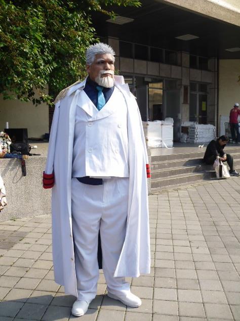 海贼王cosplay,网友:卡普叔,你的肌肉啥时候变成了肥肉了啊?