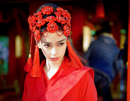 美哭了的杨颖古装照片,每一张都适合当壁纸,我最喜欢第三张!