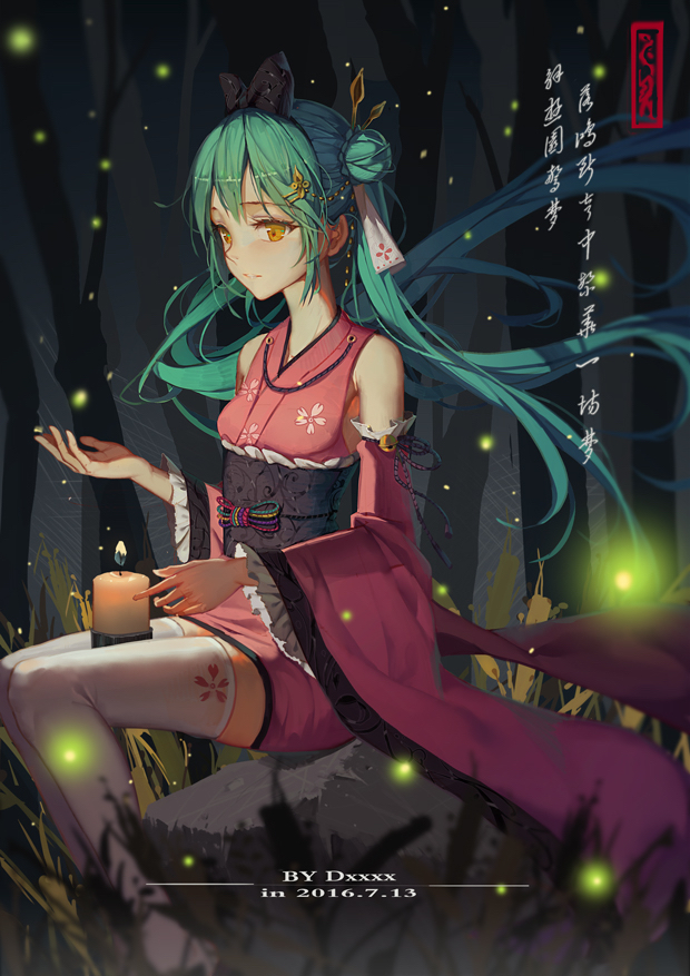 九張粉色系初音未來壁紙,滿滿的都是柔情,讓你少女心爆炸