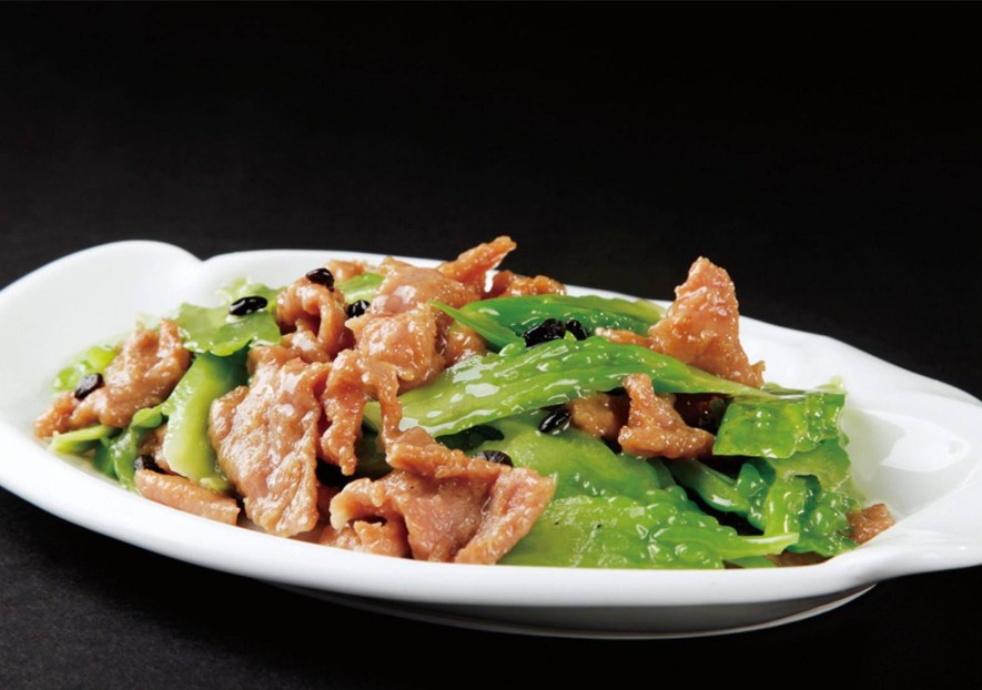 清炒肉丝小油菜,简单实用系列,家用,大排档都不错