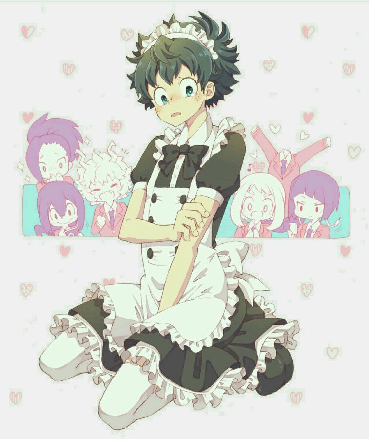 我的英雄学院女装大佬,爆豪胜己水手服清纯,最惊艳是欧尔麦特!