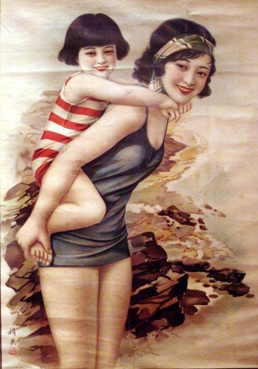 外国人眼中的老上海:老上海海报,原来竟有这么大尺度的海报