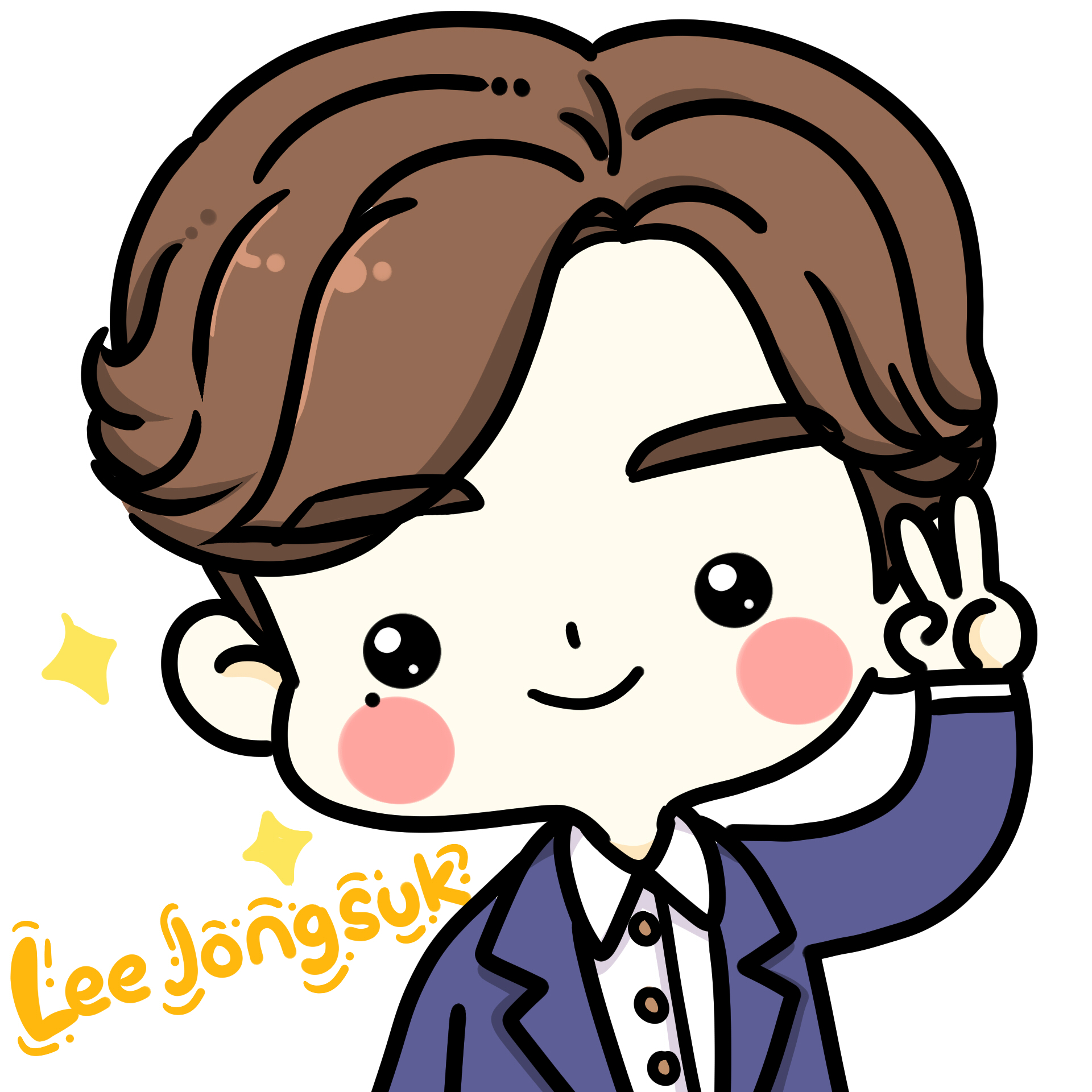 李钟硕不光真人帅,连画成漫画版都是可爱而不失帅气的,值得收藏