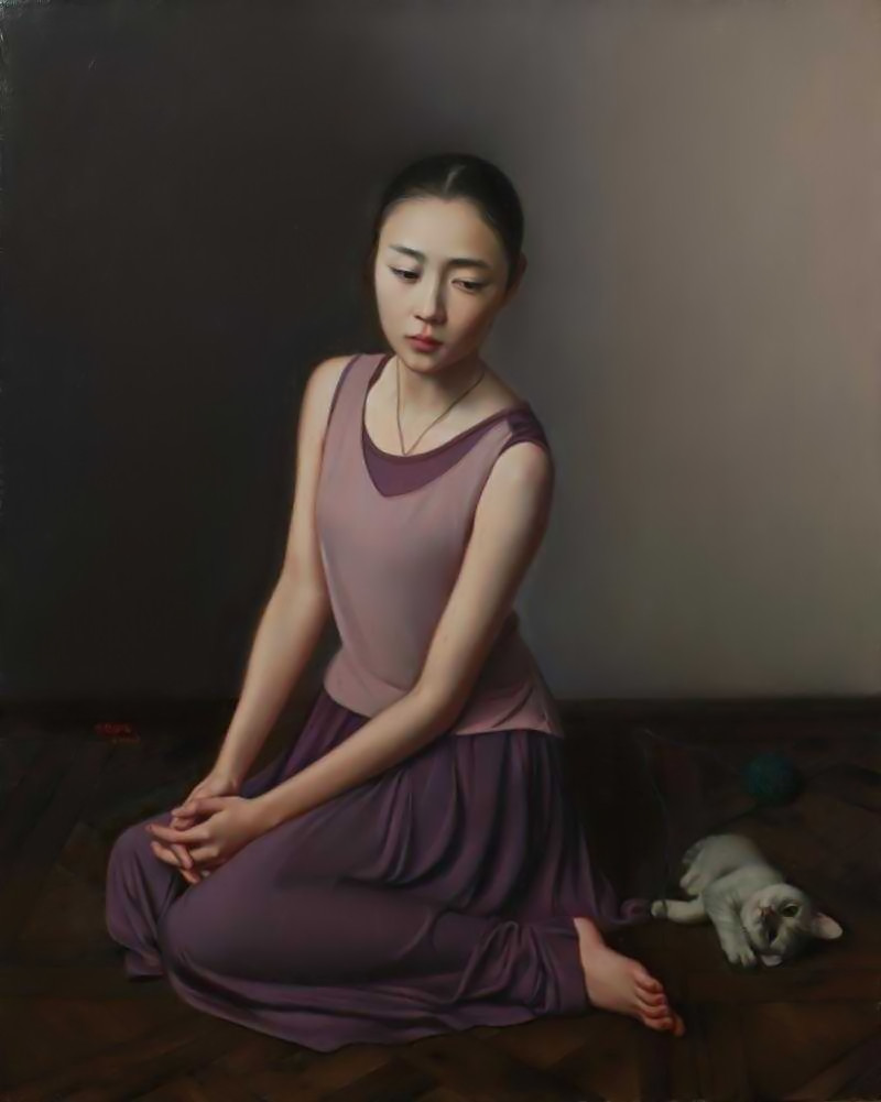 沈宇飞人物油画选 转载自百家号作者:花草精灵