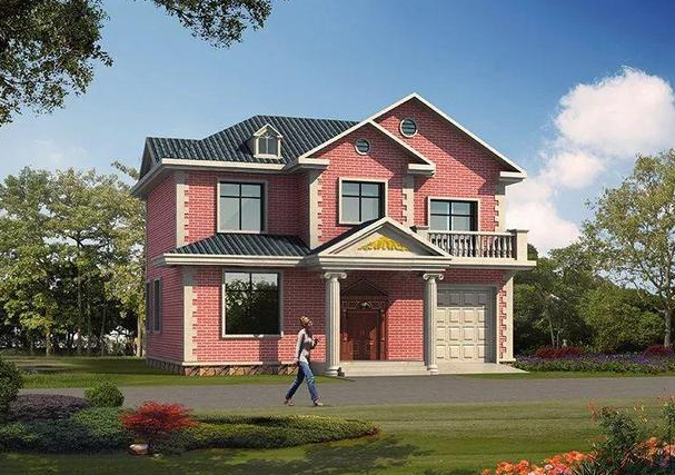 占地100平米的两款乡村自建房,3开间进深9米很实用