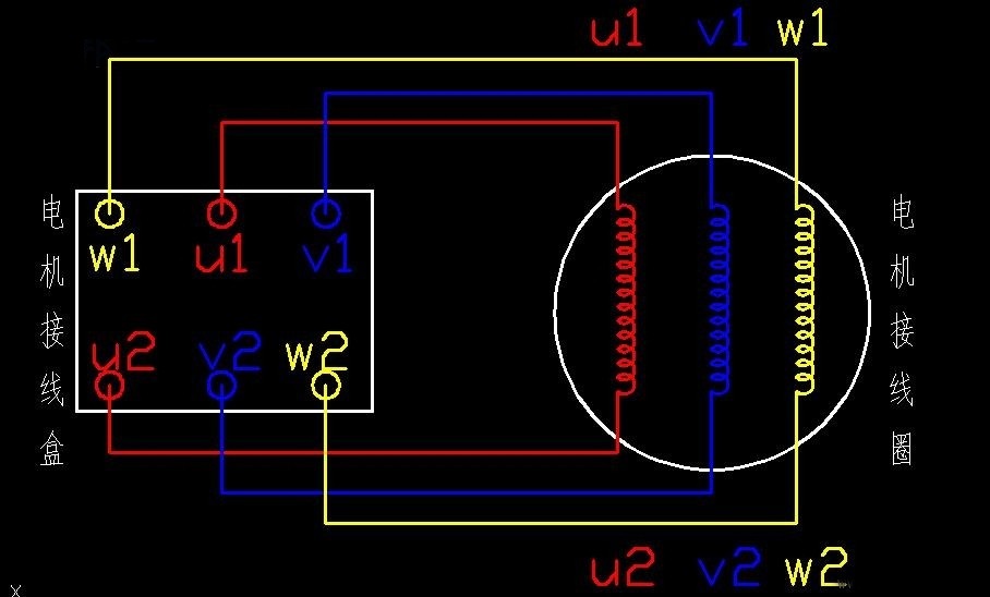 37kw电机接线方式图片