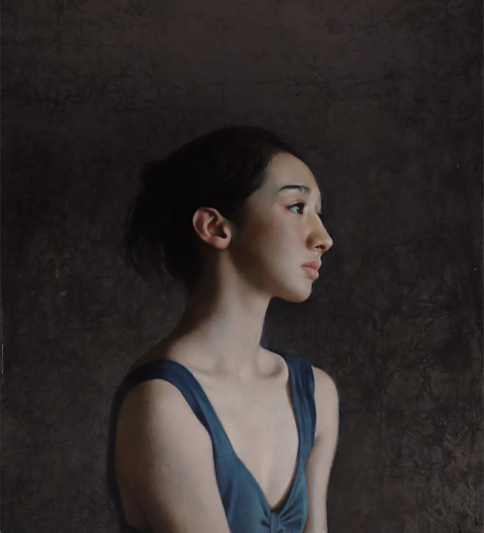 李晓刚油画作品选  转载自百家号作者:花草精灵