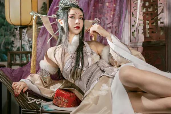 古风御姐,腿控福利,天涯明月刀女帝实力cos