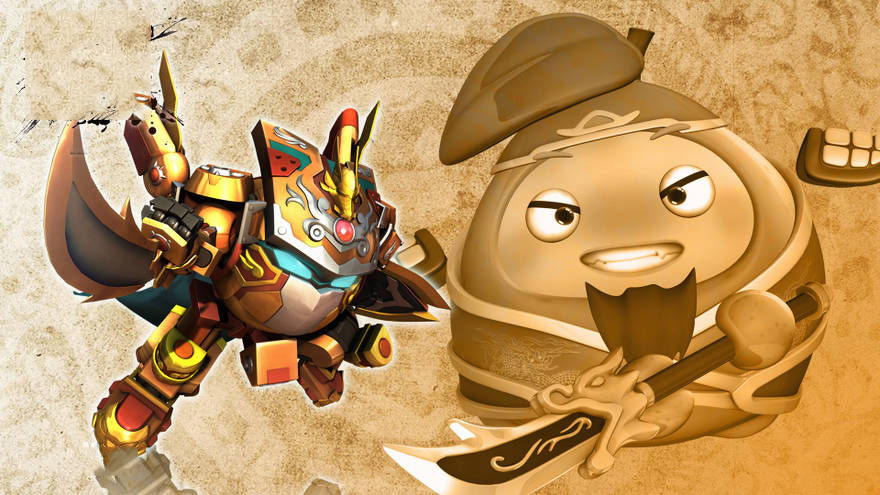 上官子怡,兵器:淑女剑,机甲:草莓战宝,绝招:莓力四射剑,简介:是大乔的