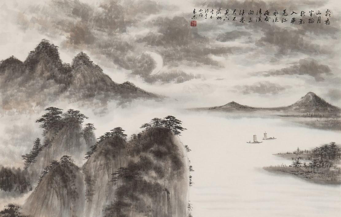 唐诗闲读:"峨眉山月半轮秋,影入平羌江水流"