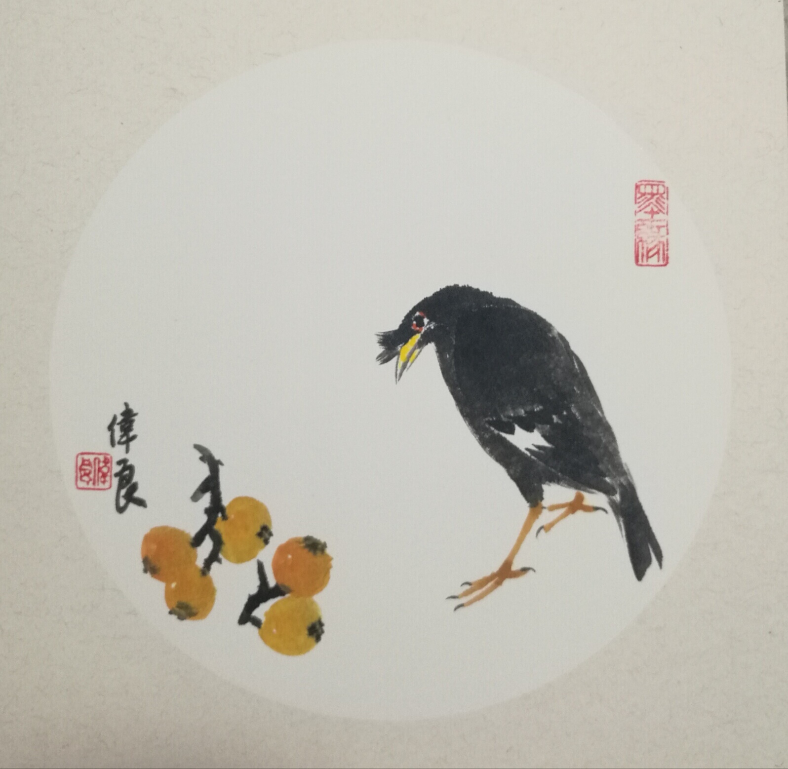 小写意蔡伟良戏墨