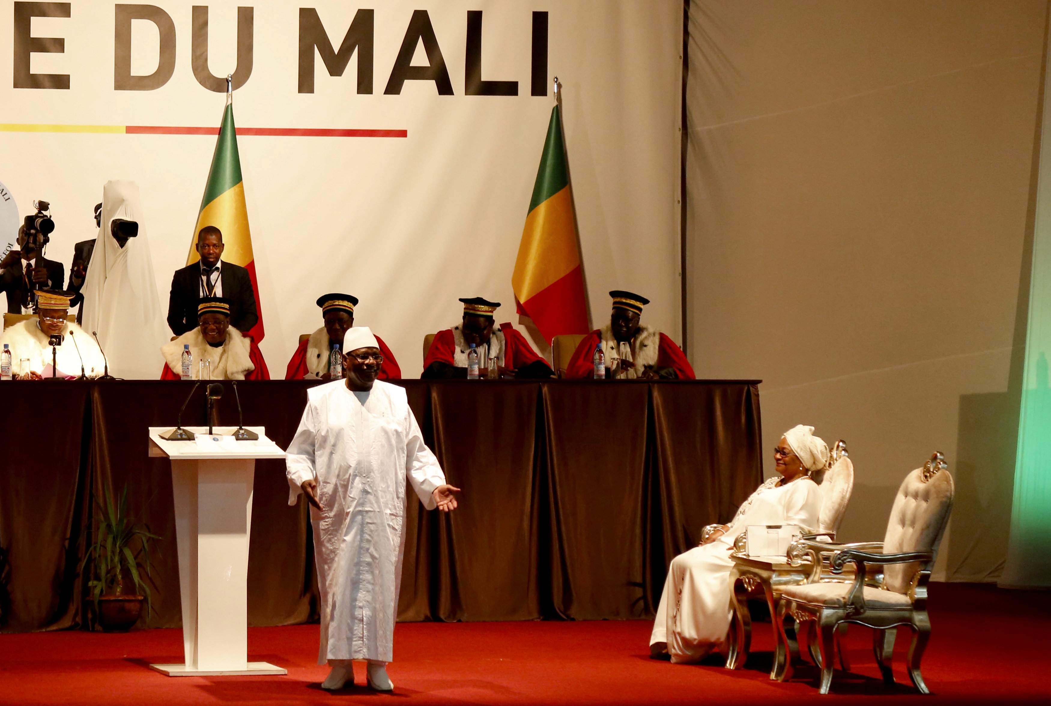 凯塔宣誓连任马里总统(2)