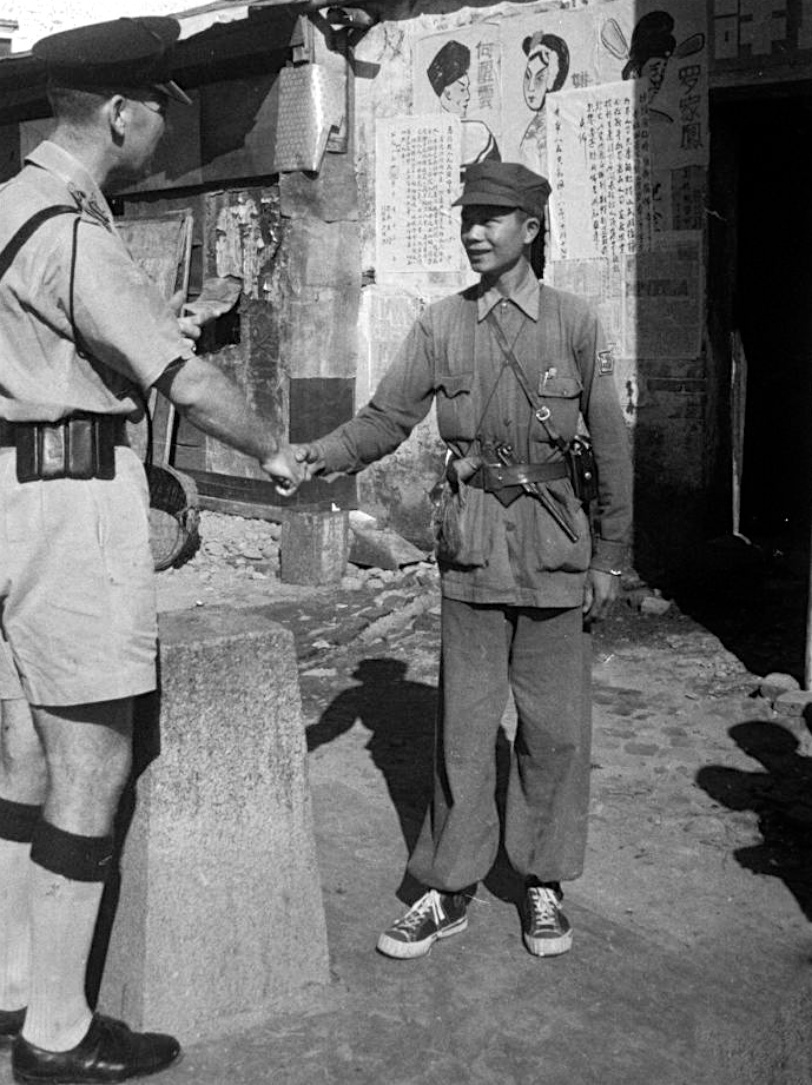 1949年,香港中英街老照片