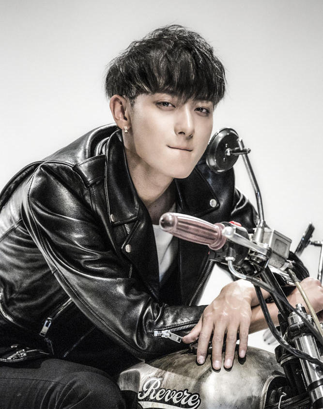 5,黄子韬,黄子韬一改往日或霸气邪魅或清新阳光的形象,身着黑色皮衣