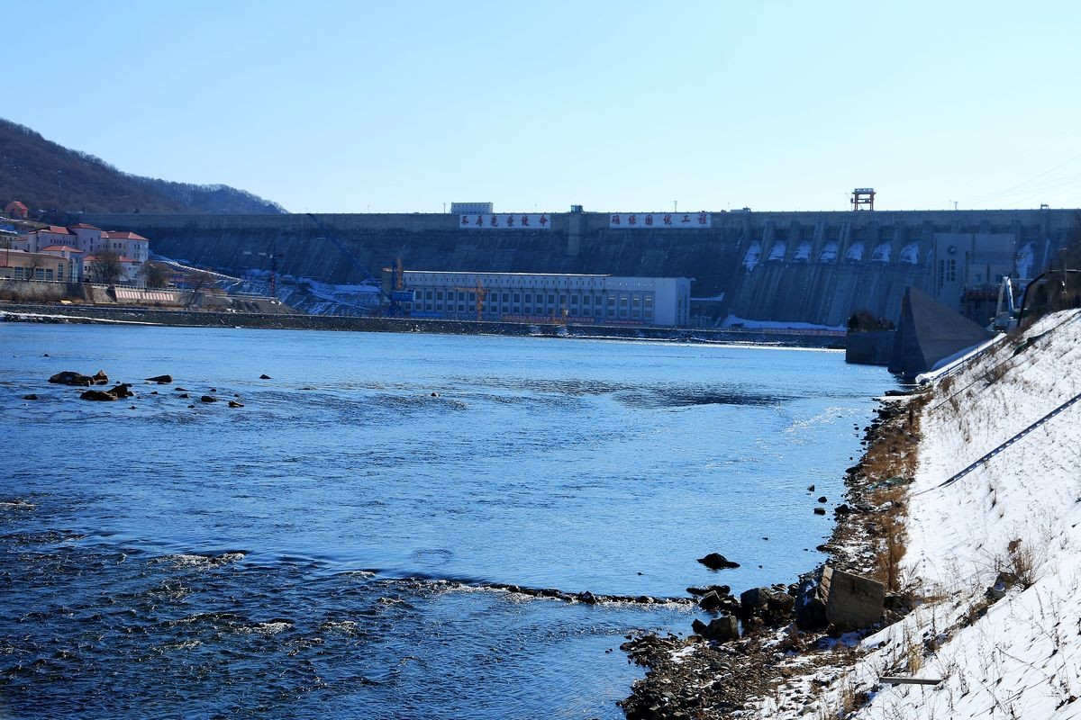 吉林行摄——冬季的丰满水电站