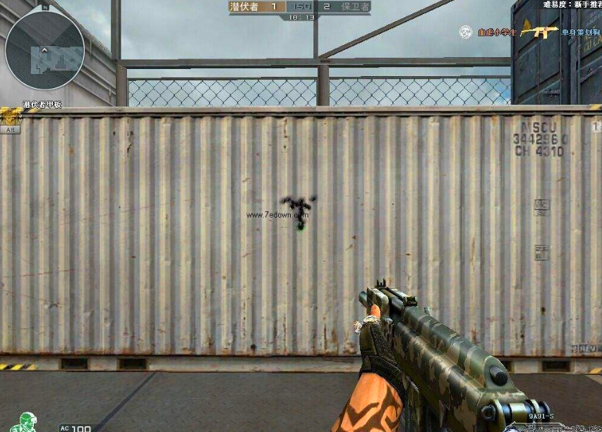 an94:这把枪可以说是老一辈的cf玩家们都知道的禁枪之一,那个时候一把