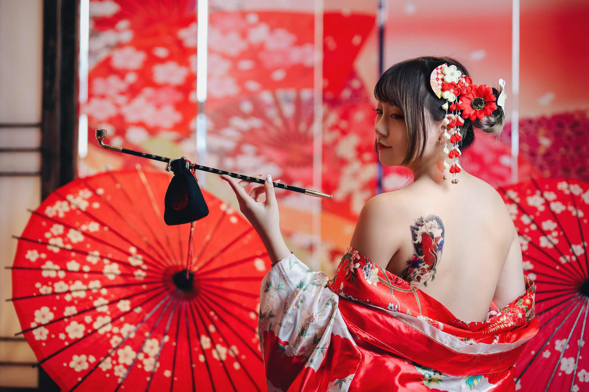 摄影:恶女花魁,模特儿身材表现力俱佳!