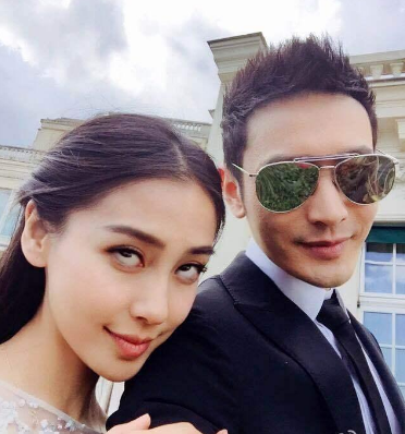 baby晒儿子小海绵近照,长相超像黄晓明,网友:一看就是亲生的!