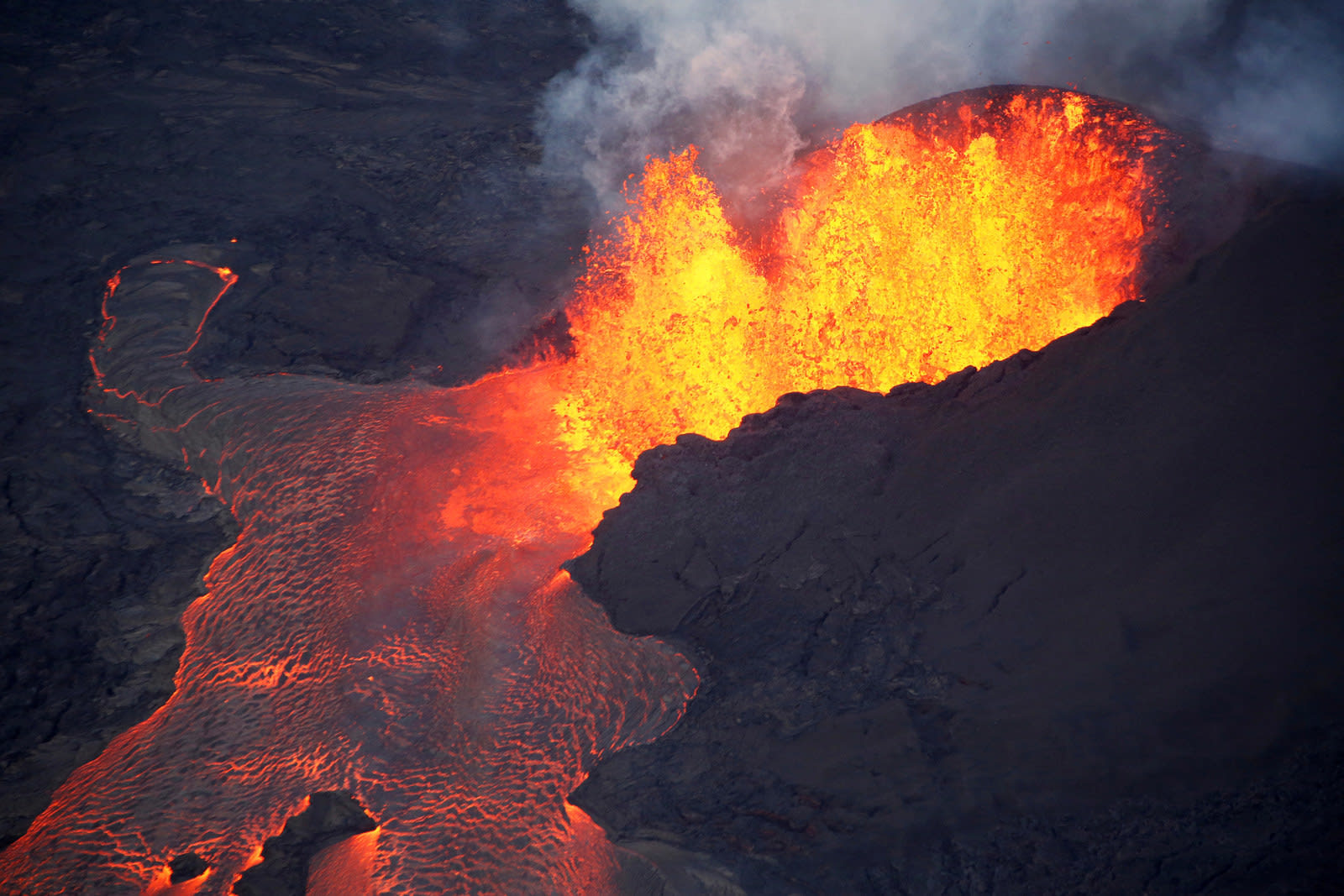 毒火山夏威夷图片