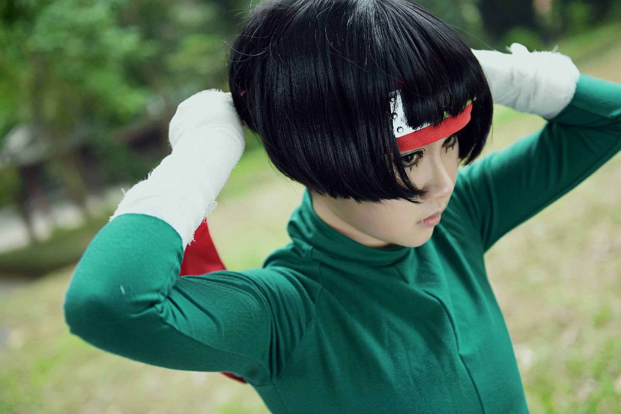 罕见的火影中的小李的cosplay套图,赶快收藏!