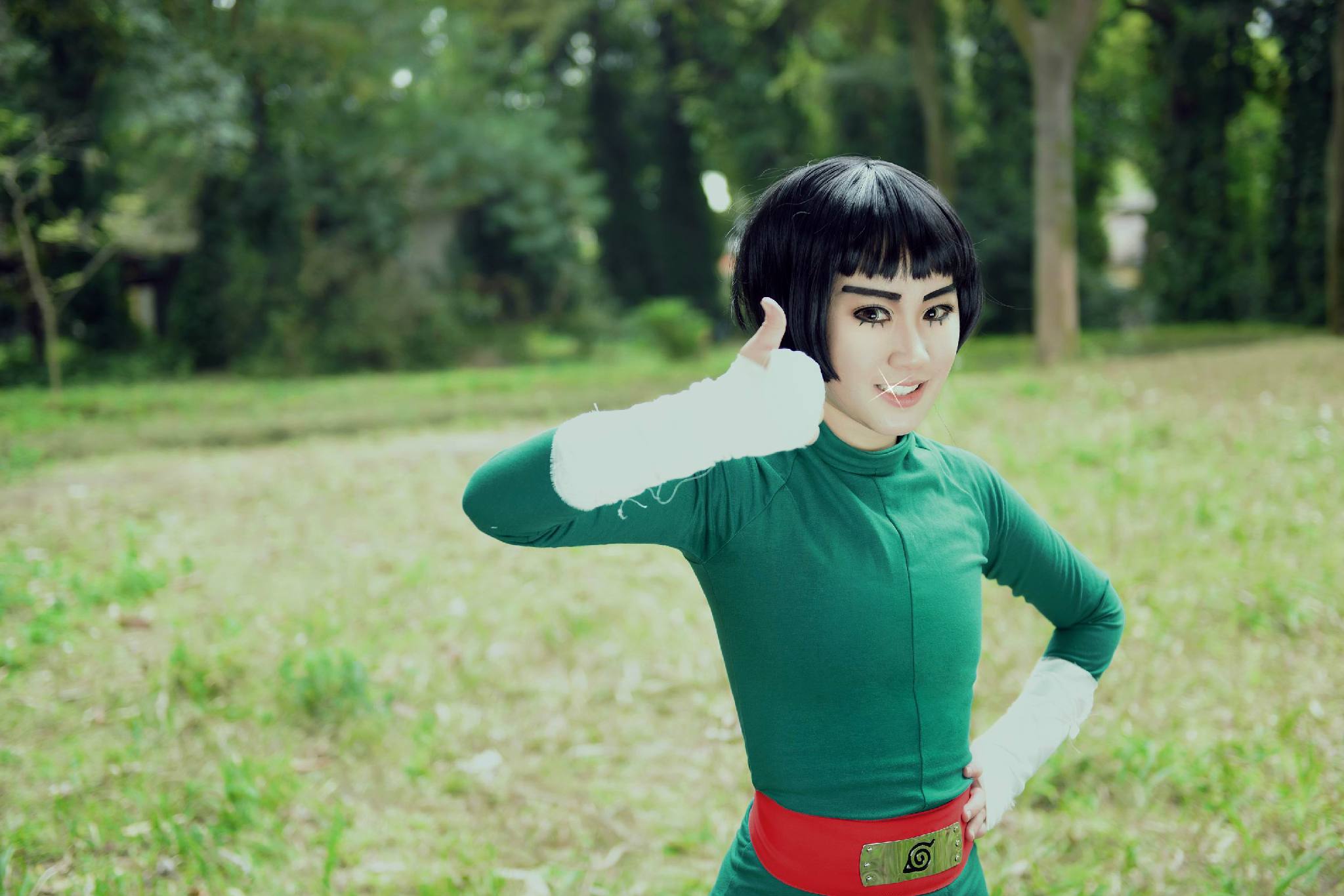 罕见的火影中的小李的cosplay套图,赶快收藏!