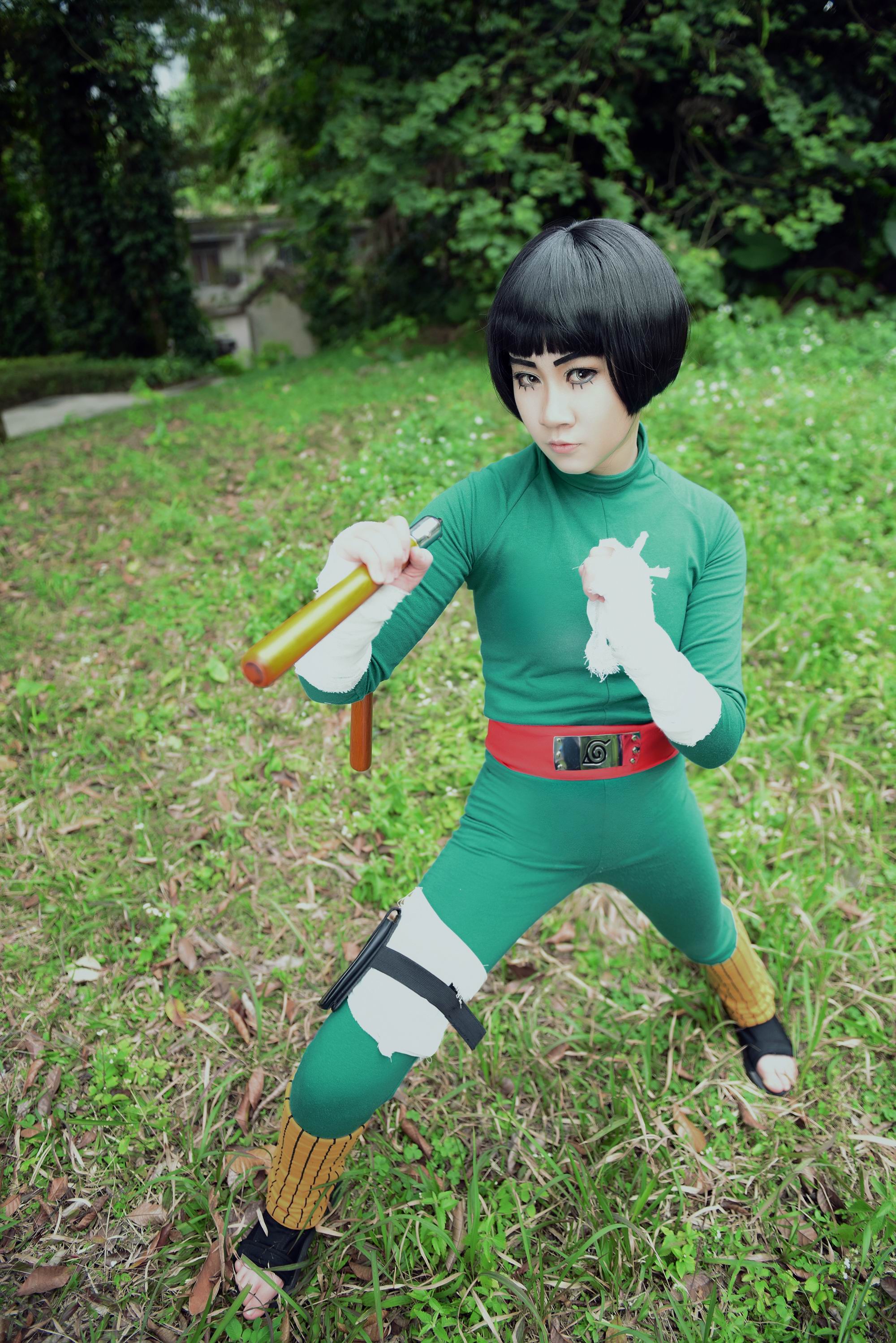 罕见的火影中的小李的cosplay套图,赶快收藏!