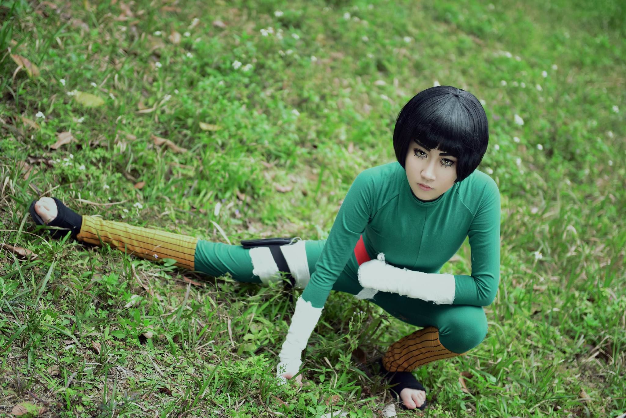 罕见的火影中的小李的cosplay套图,赶快收藏!