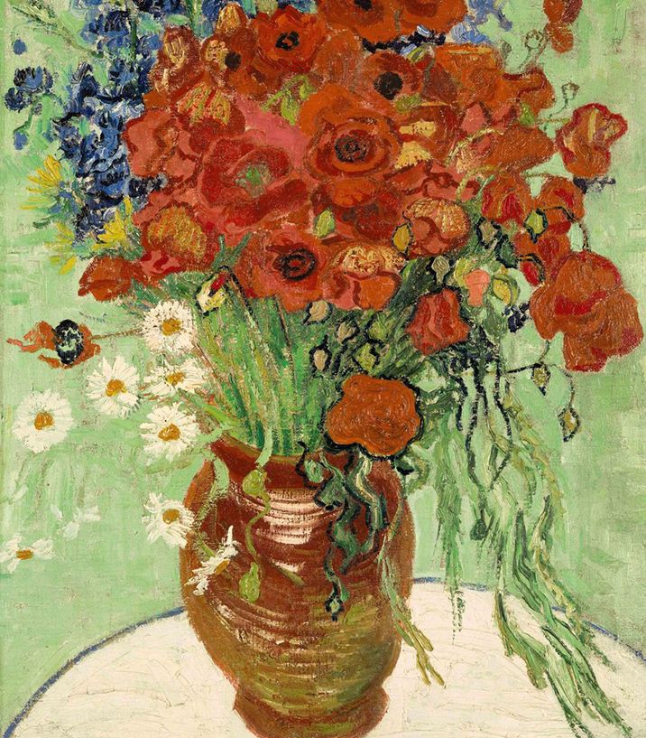 梵高的作品,看起来很普通的花瓶,不知道为什么能卖上天价.