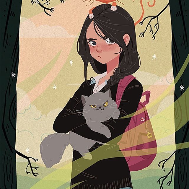 一组卡通风格插画 美国插画艺术家 nicholas kole