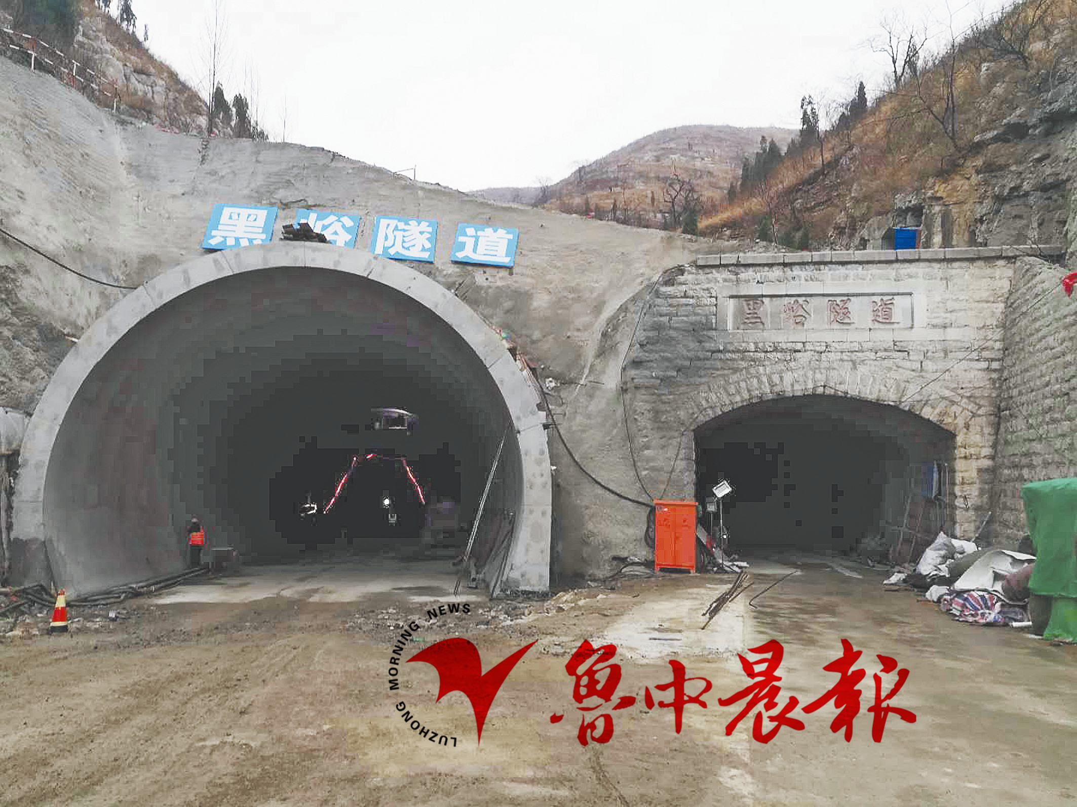 穿越隧道见美景"新"黑峪隧道通车 东部景区畅行无阻