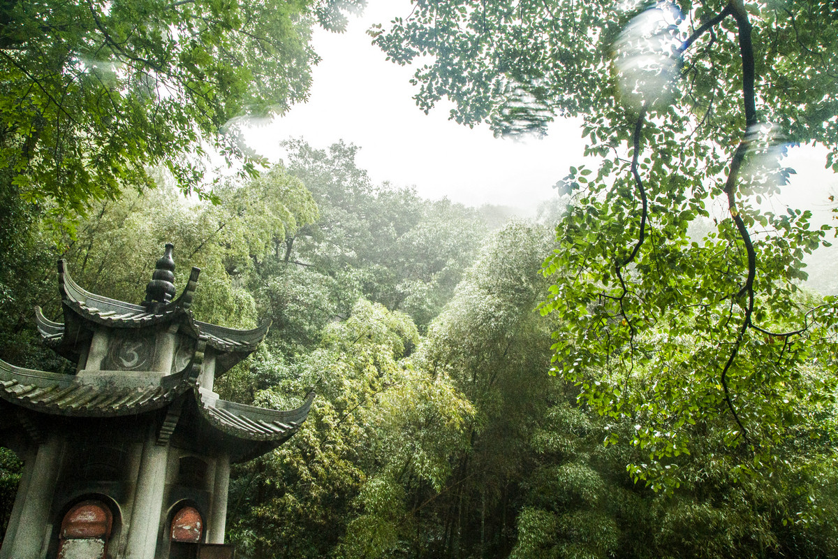 雨中灵隐寺——好养眼的美景