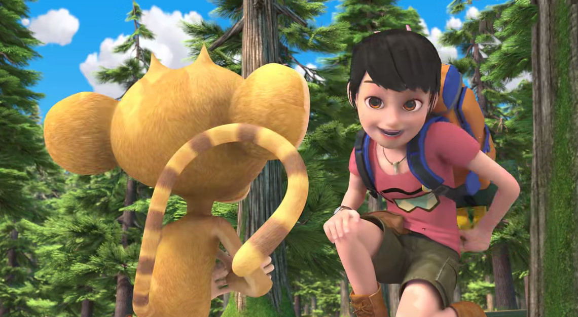 此时光头强也在森林寻找赵琳,却意外得罪了吉吉毛毛被两人追打.