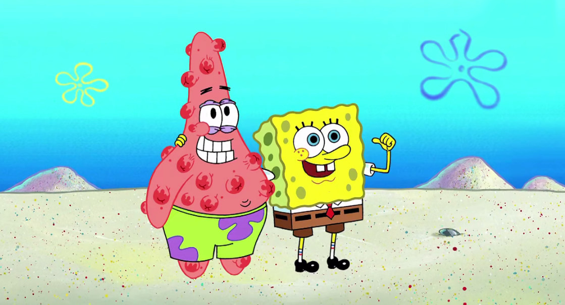 派大星生活不能自理,总是向海绵宝宝借东西