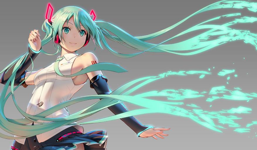 初音未來美圖欣賞:最初的聲音,無限的未來!