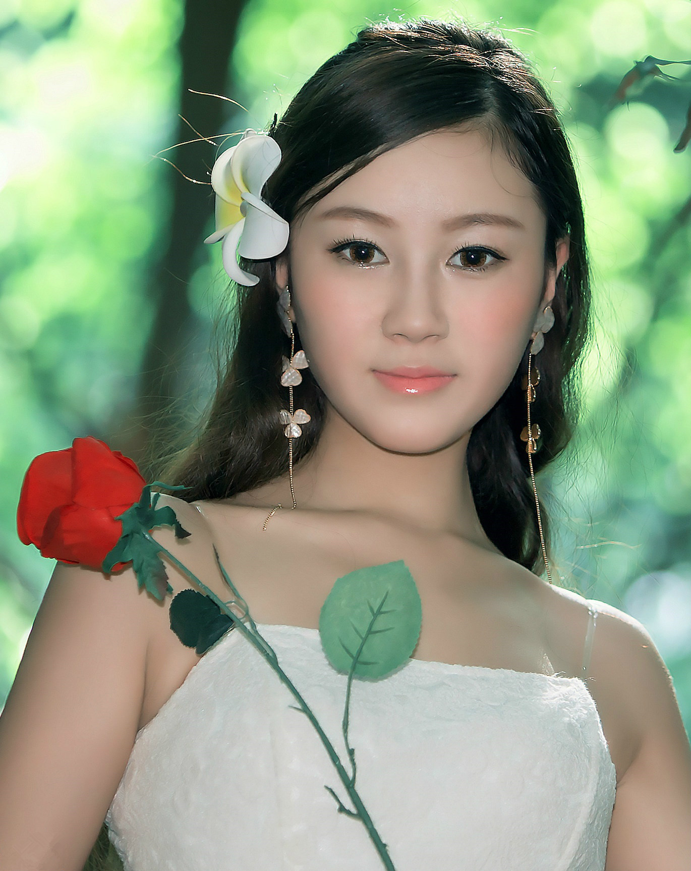 美女摄影:公园丽影