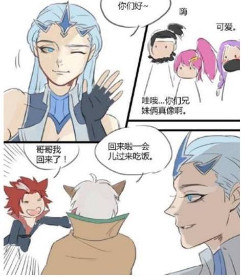 百里玄策:铠,你别以为穿女装就能泡到我哥哥 露娜:女装?