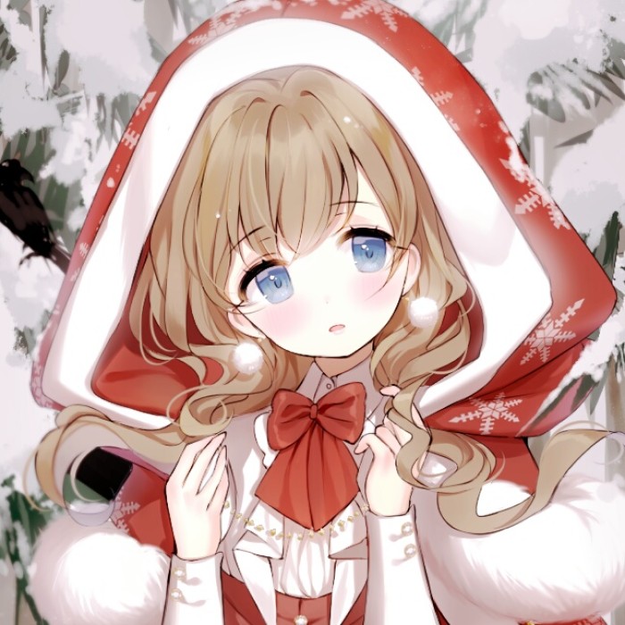 超萌的二次元女生头像,呆呆萌萌的头像,献给单纯快乐的你