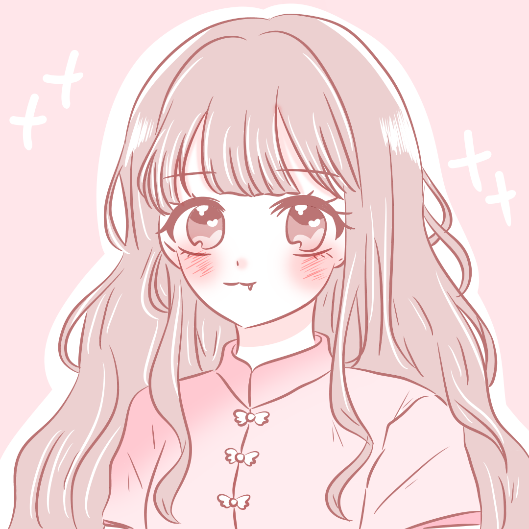 超萌的二次元女生头像,呆呆萌萌的头像,献给单纯快乐的你