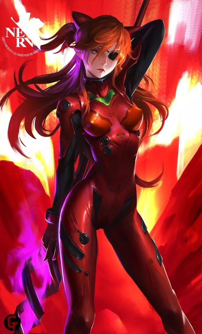 壁纸福利:新世纪福音战士明日香高清图,1米8的长腿你确定不看下