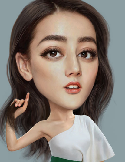 女明星肖像画,每一张都惟妙惟肖 网友:你不一定能猜到