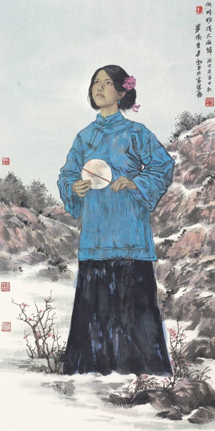 毕建勋国画作品选 转载自百家号作者:花草精灵