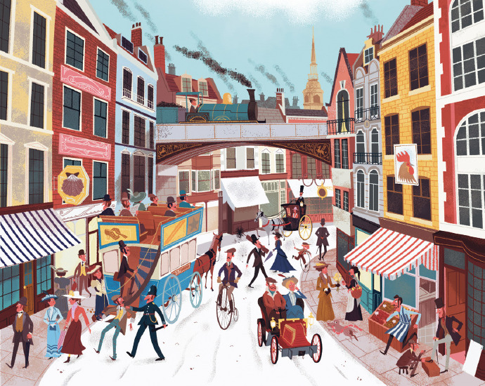 英国伦敦插画艺术家 steve scott