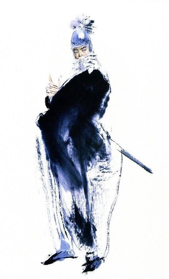 台湾插画师郑问的插画作品富有东方神韵