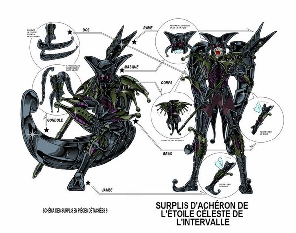 圣斗士 冥王篇 冥衣分解图
