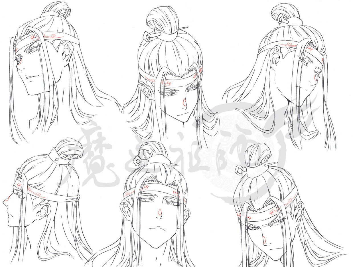 魔道祖师线稿动画图片